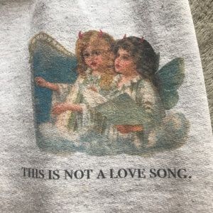 Oversized sweat pants.